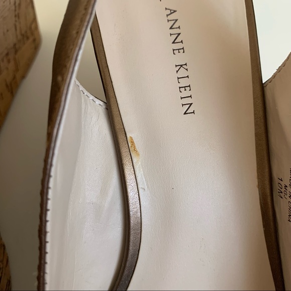 Anne Klein Akodiana Peep-toe Wedge Sandal - Picture 8 of 8